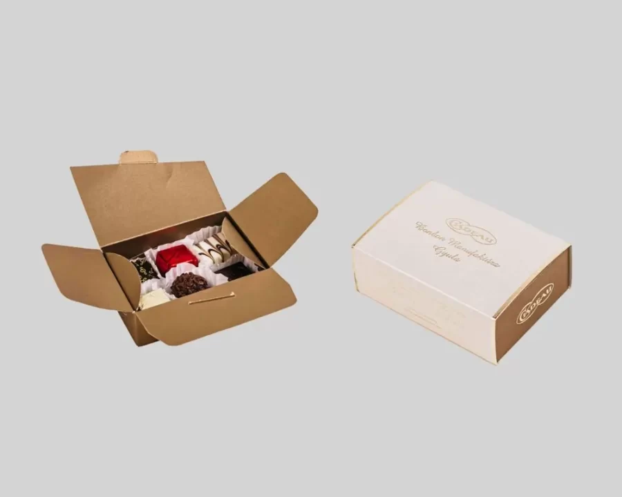 Cadeau 6 szemes bonbonválogatás díszdobozban, 80 g